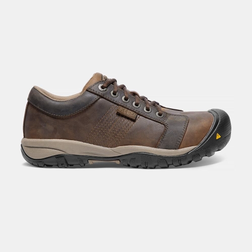 Magasin Chaussures Keen | Chaussures de Travail Keen La Conner Esd Aluminum Toe Homme Marron (FRO920354)